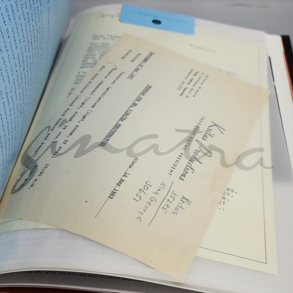 Frank Sinatra The Treasures Hardcover 2004 Filled with Ephemera No CD - Picture 13 of 14